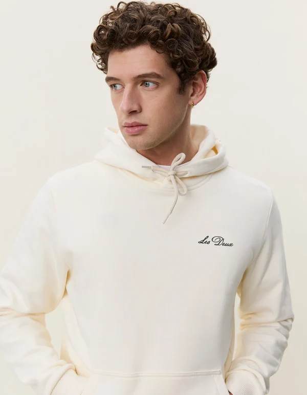 LES DEUX - SIGNATURE PRINT HOODIE