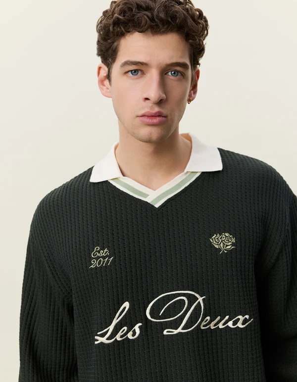 LES DEUX - WAFFLE LS FOOTBALL JERSEY