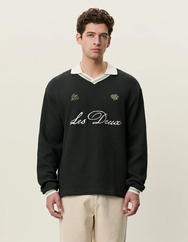 LES DEUX - WAFFLE LS FOOTBALL JERSEY