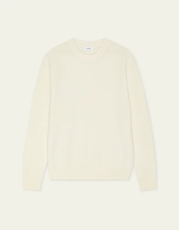 LES DEUX - WOOL RIB ROUNDNECK KNIT