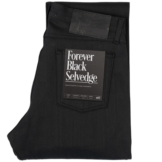 NAKED AND FAMOUS - FOREVER BLACK SELVEDGE - TRUE GUY