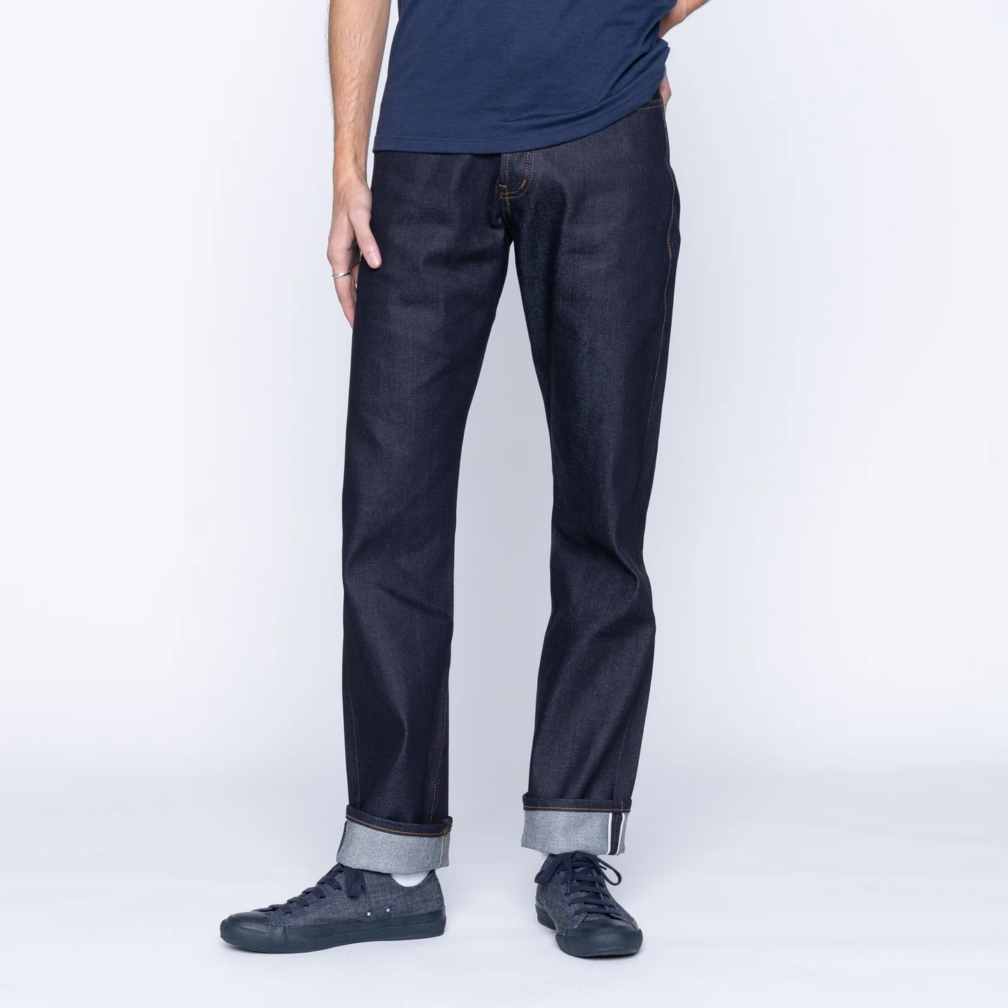NAKED AND FAMOUS - NIGHTSHADE STRETCH SELVEDGE DENIM - TRUE GUY