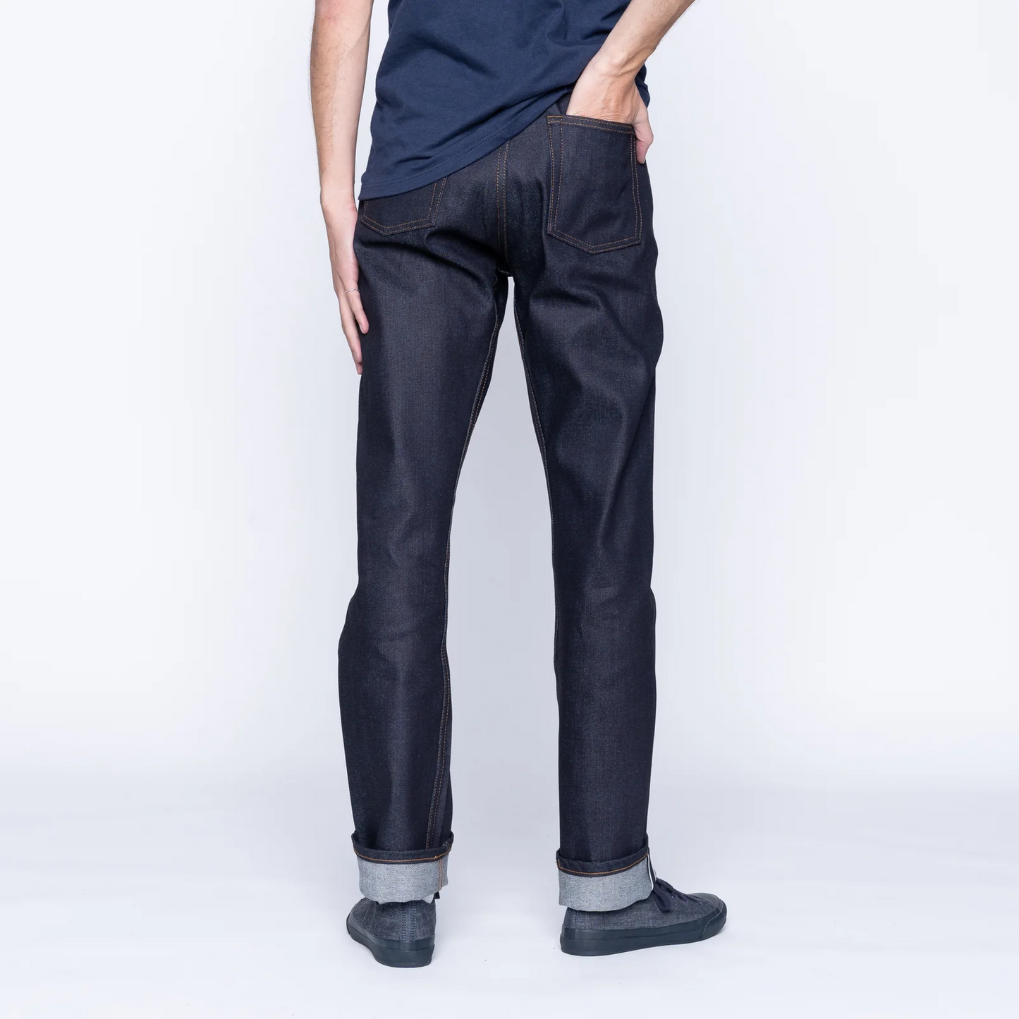 NAKED AND FAMOUS - NIGHTSHADE STRETCH SELVEDGE DENIM - TRUE GUY