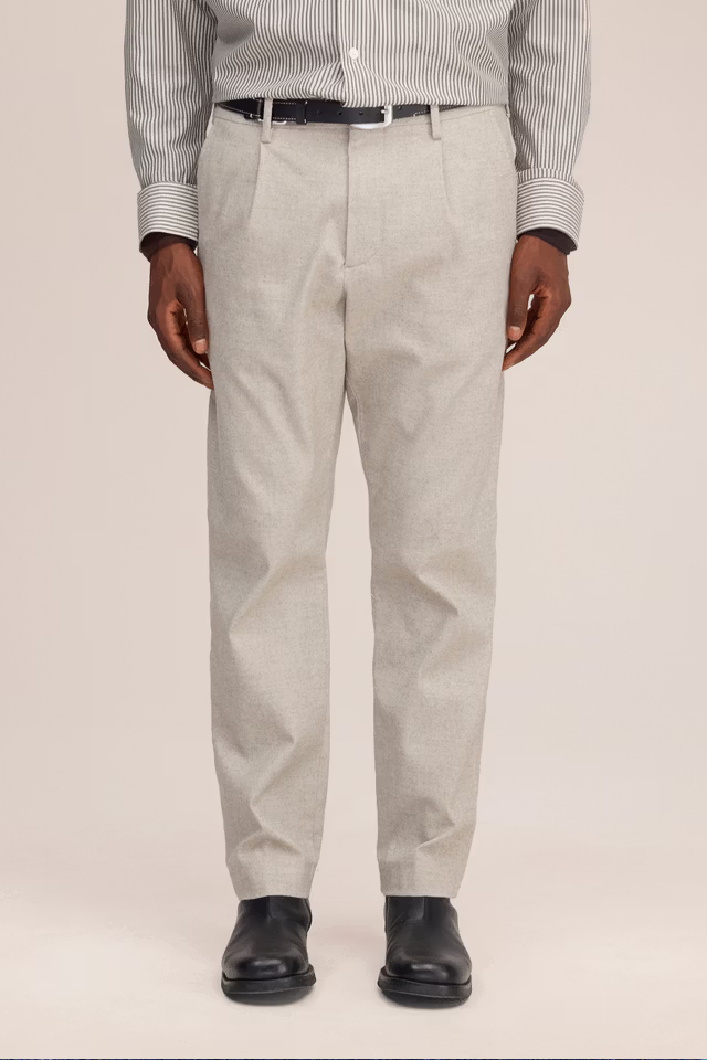 NN07 - BILL - MELANGE TAPPERED LEG REGULAR FIT PANT