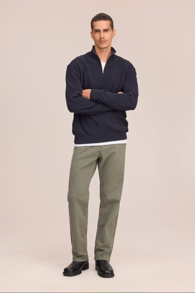 NN07 - DANNY - HALF ZIP SWEATER