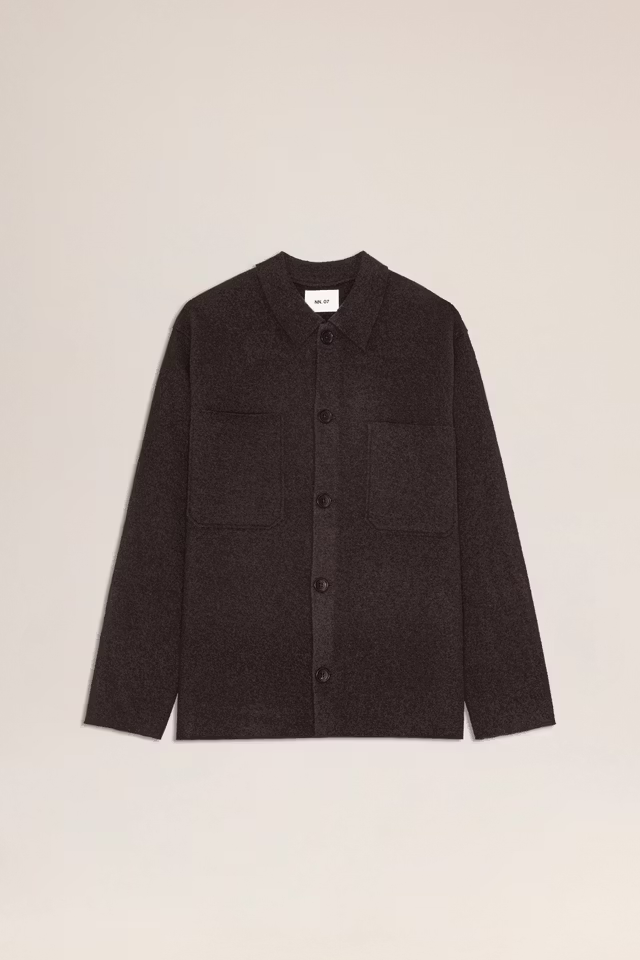 NN07 - JONAS - BOILED MERINO WOOL OVERSHIRT