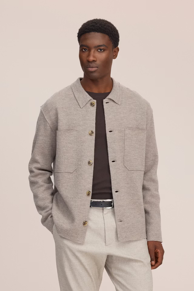 NN07 - JONAS - BOILED MERINO WOOL OVERSHIRT