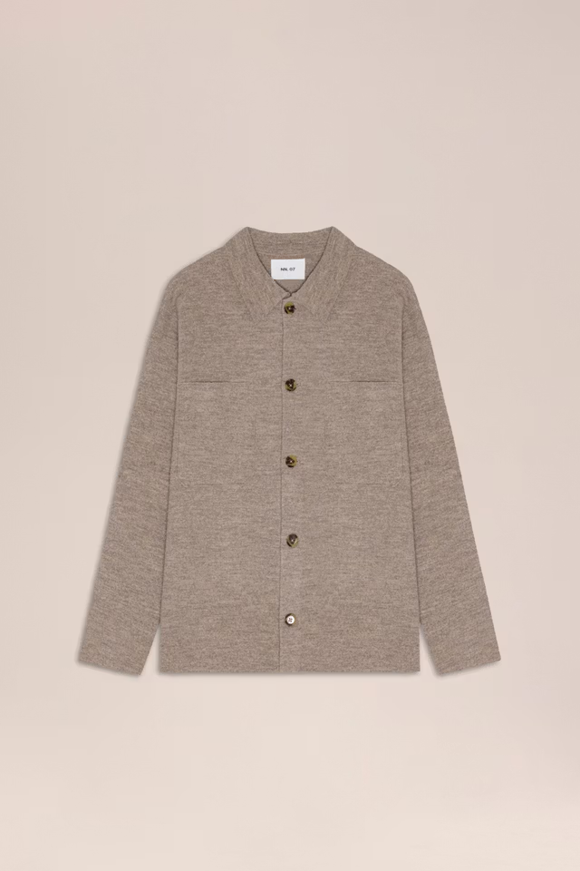 NN07 - JONAS - BOILED MERINO WOOL OVERSHIRT