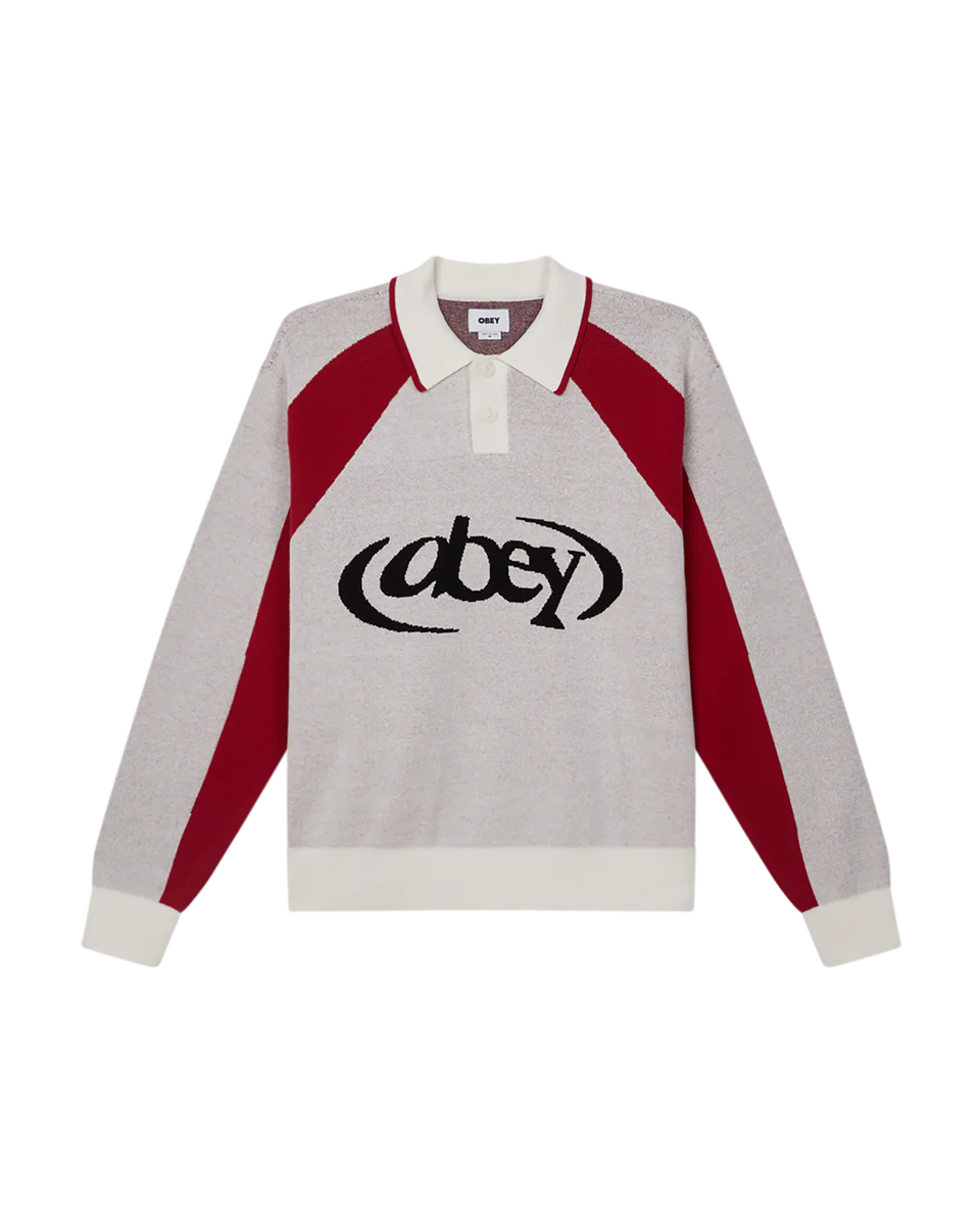 OBEY - SOCCER POLO SWEATER