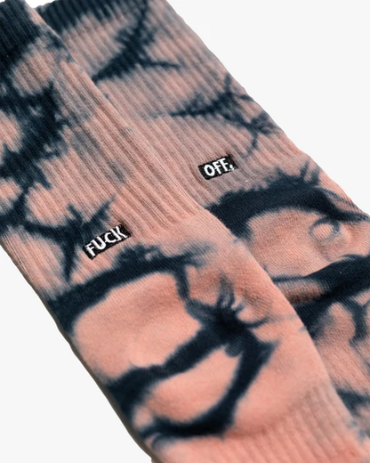 RAISED BY WOLVES - FUCK OFF CREW SOCKS