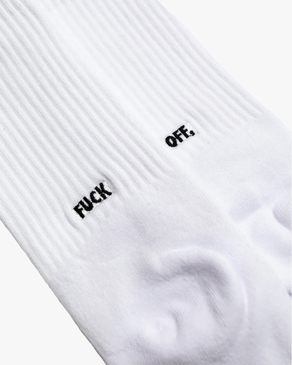 RAISED BY WOLVES - FUCK OFF CREW SOCKS