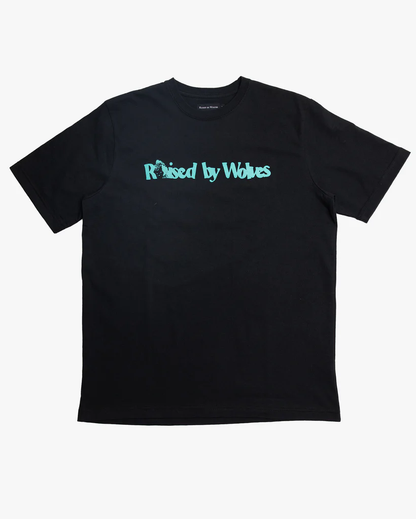 RAISED BY WOLVES - TAKE A HIKE! TEE - BLACK