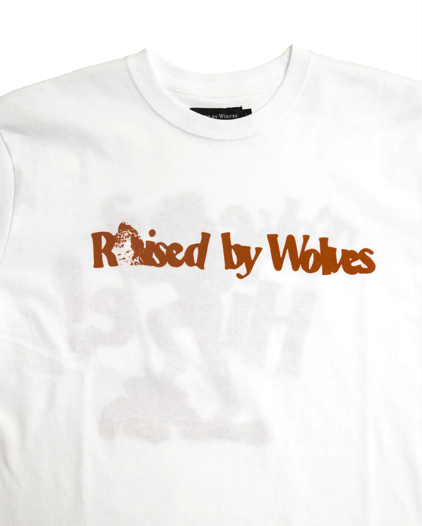 RAISED BY WOLVES - TAKE A HIKE! TEE - WHITE