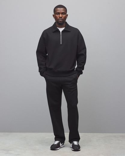 REIGNING CHAMP - BRUSHED FLEECE RELAXED HALF ZIP SWEATSHIRT