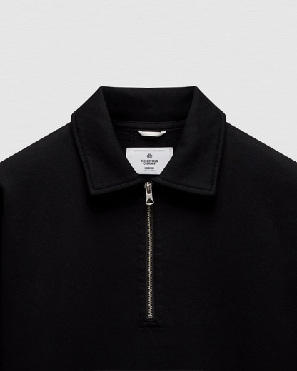 REIGNING CHAMP - BRUSHED FLEECE RELAXED HALF ZIP SWEATSHIRT