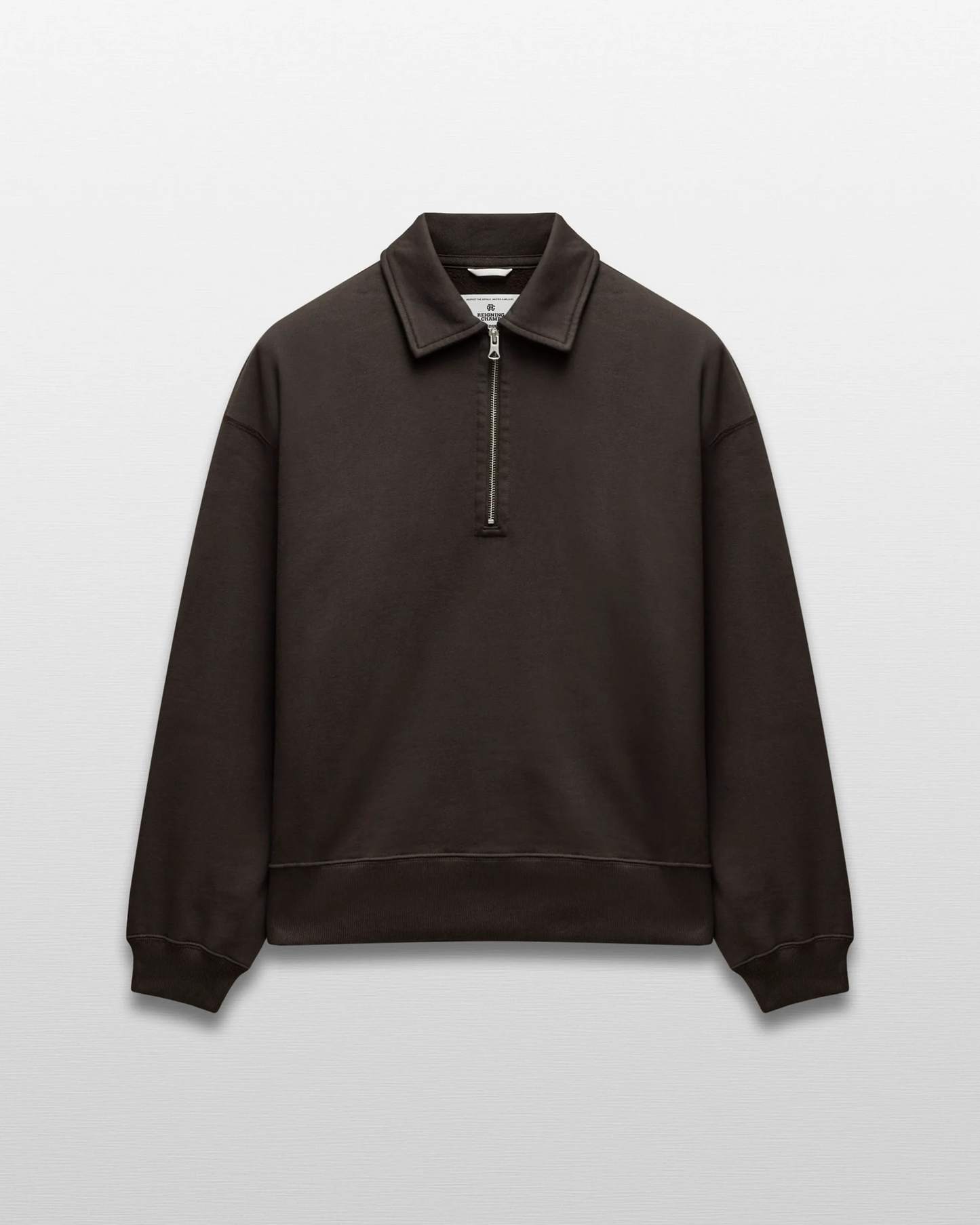 REIGNING CHAMP - BRUSHED FLEECE RELAXED HALF ZIP SWEATSHIRT