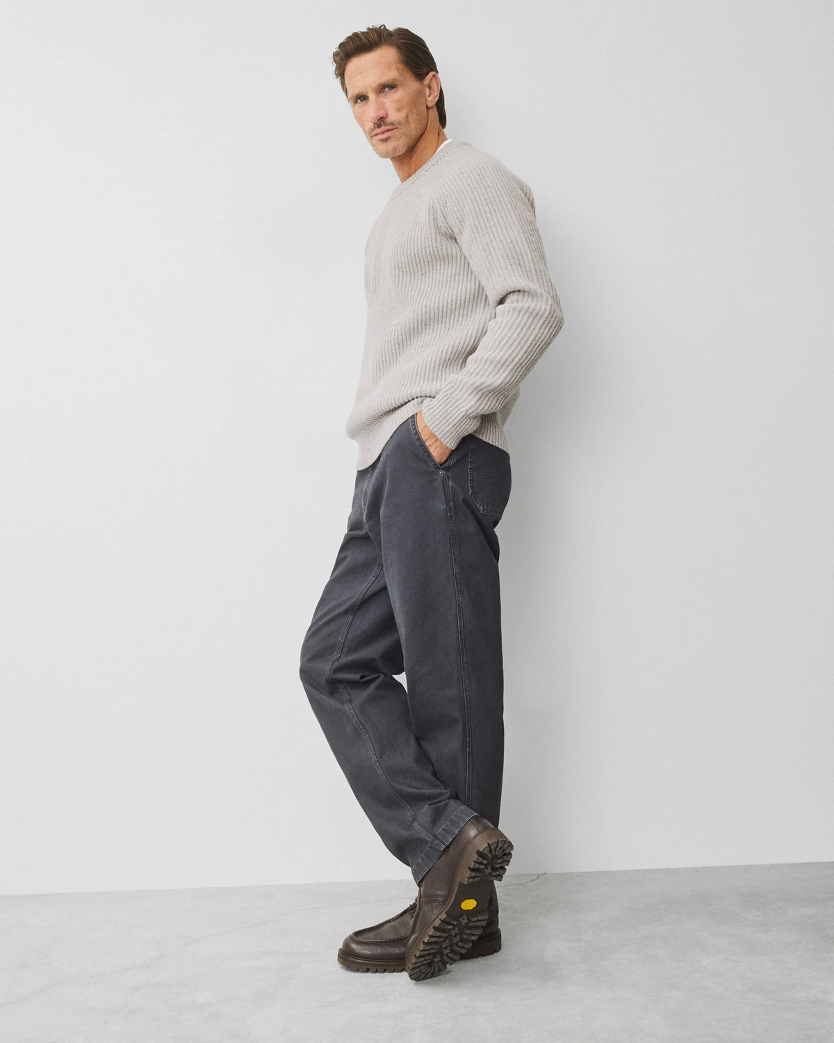REIGNING CHAMP - MERINO KENNY CREWNECK