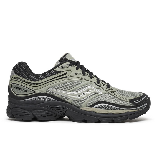 Saucony ProGrid Omni 9 sneaker in Sage/Black