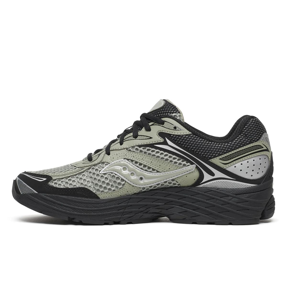 Saucony ProGrid Omni 9 sneaker in Sage/Black
