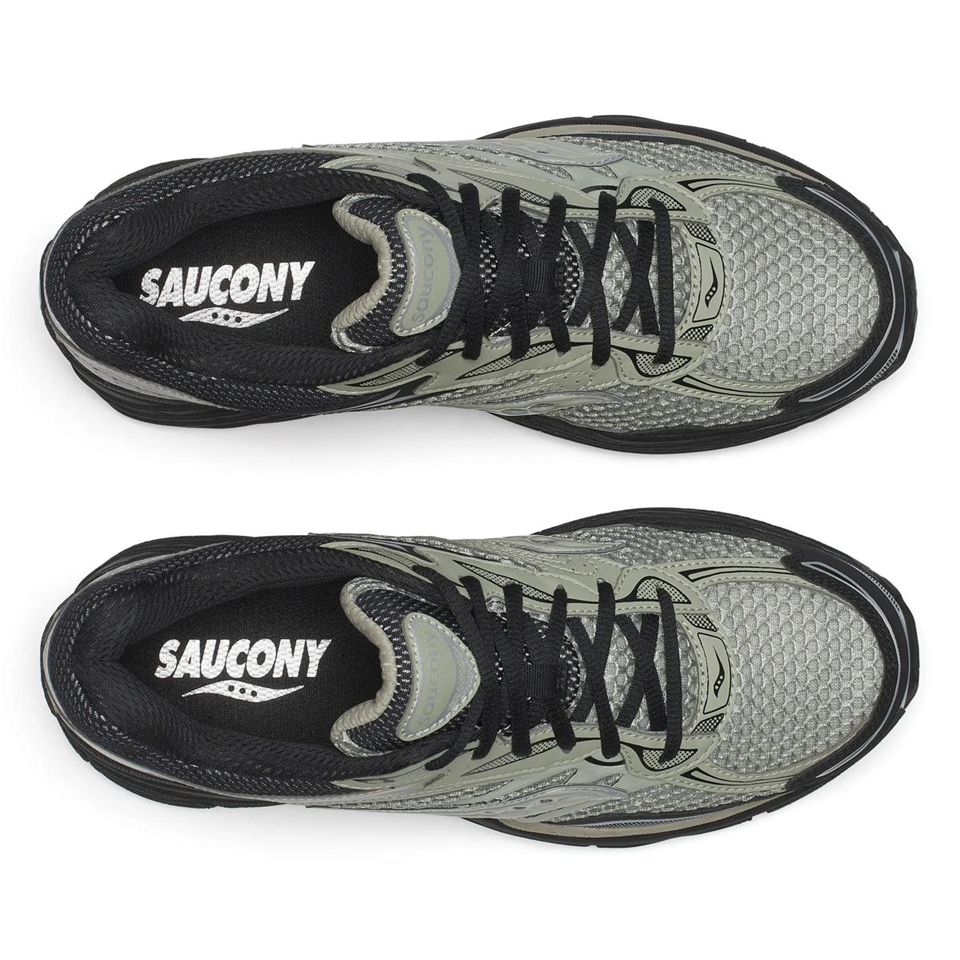 Saucony ProGrid Omni 9 sneaker in Sage/Black