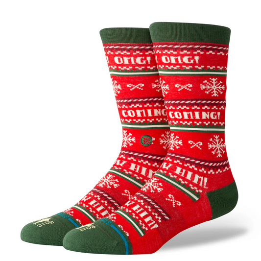 ELF X STANCE - I KNOW HIM CREW SOCKS