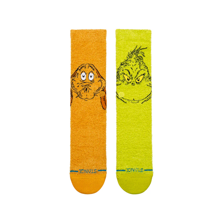 THE GRINCH X STANCE - GRINCH AND MAX CREW SOCKS