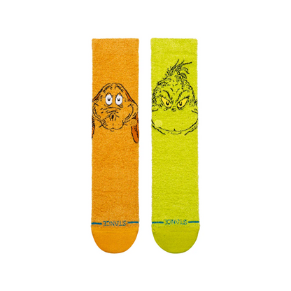 THE GRINCH X STANCE - GRINCH AND MAX CREW SOCKS