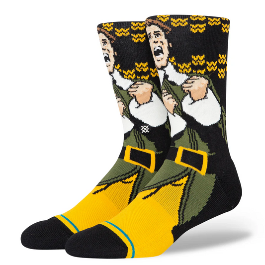 ELF X STANCE - SMILING'S MY FAVORITE CREW SOCKS
