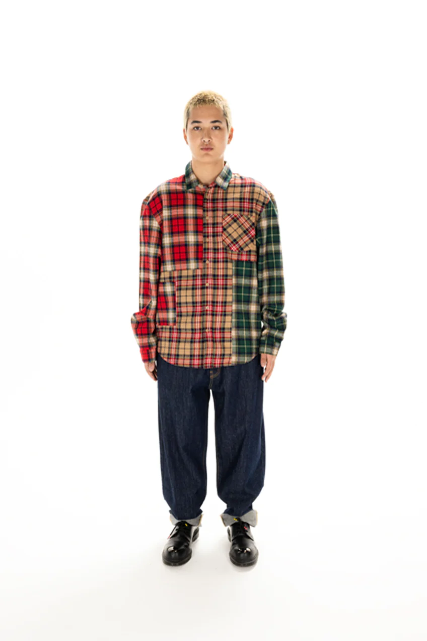 TAIKAN - PATCHWORK L/S SHIRT