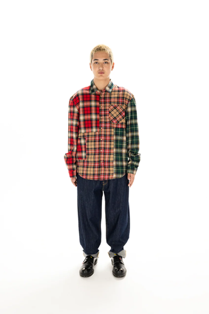 TAIKAN - PATCHWORK L/S SHIRT