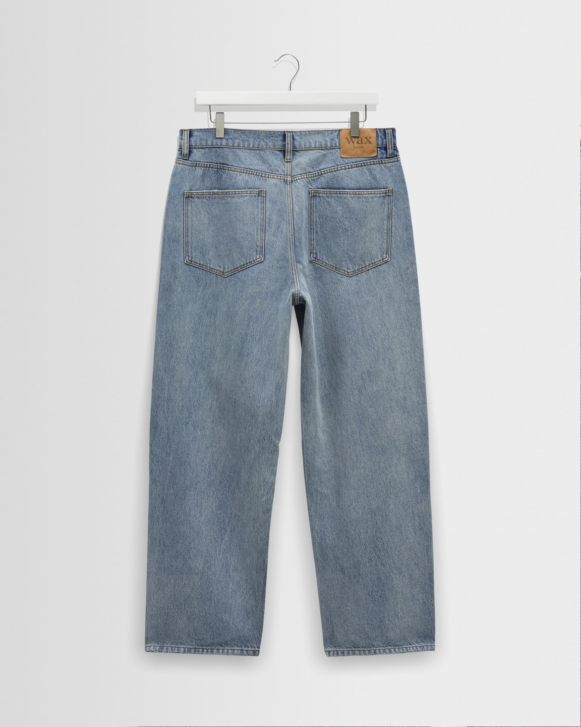 WAX LONDON - FELIX - LIGHT BLUE WASH LOOSE FIT DENIM JEANS