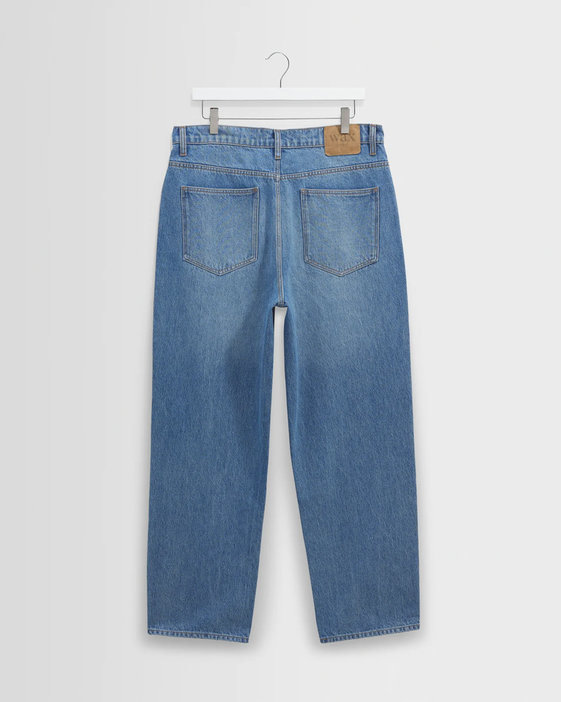 WAX LONDON - VINTAGE ANTIQUE BLUE LOOSE FIT DENIM JEANS