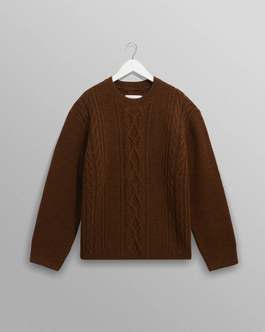 WAX LONDON - HYATT CABLEKNIT SWEATER