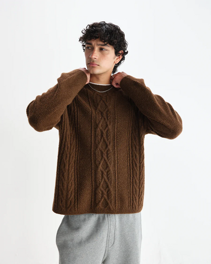 WAX LONDON - HYATT CABLEKNIT SWEATER