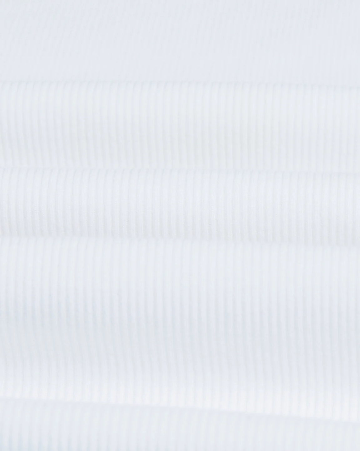 WAX LONDON - MONTAGUE - RIBBED WHITE ORGANIC COTTON VEST