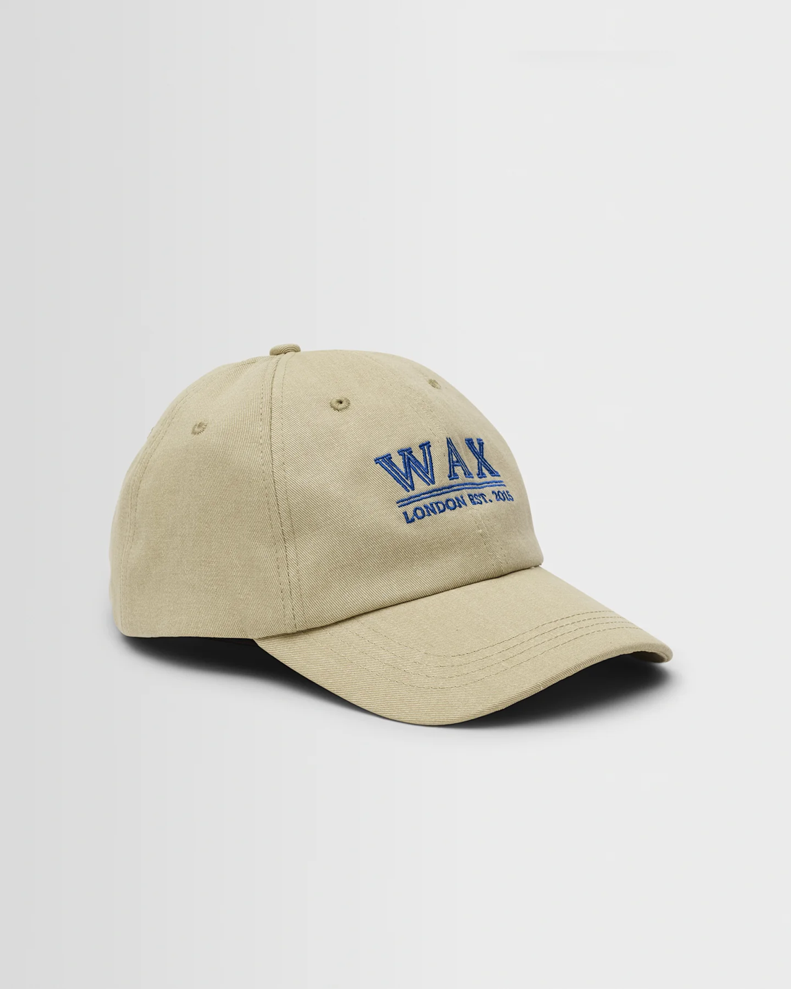 WAX LONDON - SPENCER - LIGHT KHAKI WASH TWILL COTTON SPORTS CAP