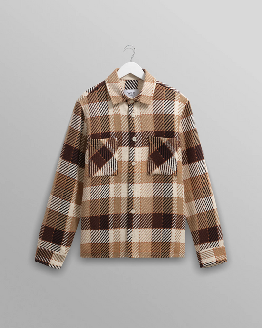 WAX LONDON - WHITING OVERSHIRT